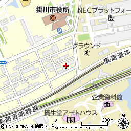 静岡県掛川市長谷1丁目5周辺の地図