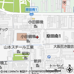 大阪府豊中市原田南周辺の地図