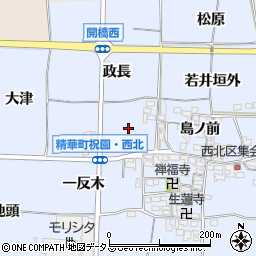 京都府精華町（相楽郡）祝園（備後垣外）周辺の地図