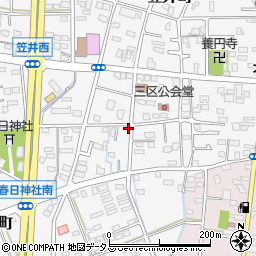 静岡県浜松市中央区笠井町1391周辺の地図