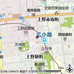 メナード化粧品伊賀代行店周辺の地図