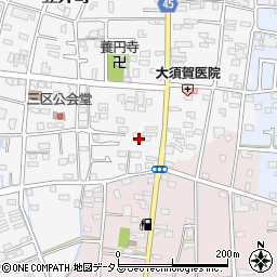 静岡県浜松市中央区笠井町327周辺の地図
