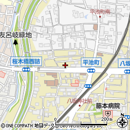 大阪府寝屋川市八坂町29周辺の地図