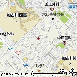 兵庫県加古川市加古川町本町95周辺の地図