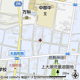 静岡県浜松市中央区大島町1367周辺の地図