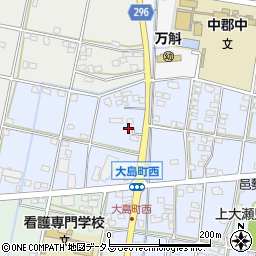 静岡県浜松市中央区大島町1501周辺の地図