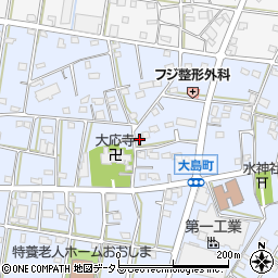 静岡県浜松市中央区大島町1021周辺の地図