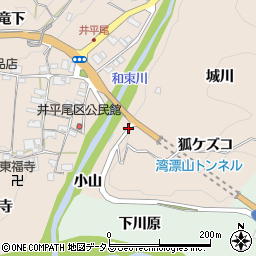 京都府木津川市加茂町井平尾風呂向周辺の地図