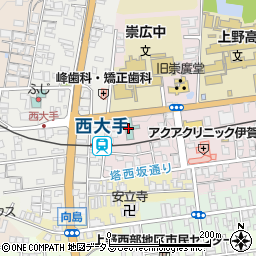 ルートイングランティア和蔵の宿　伊賀上野城前周辺の地図