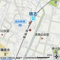 静岡県浜松市中央区積志町1447周辺の地図
