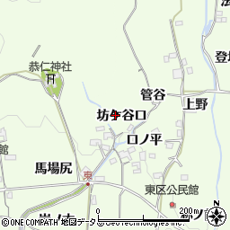 京都府木津川市加茂町例幣（坊ケ谷口）周辺の地図