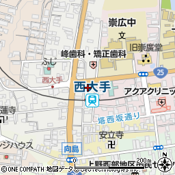 三重県伊賀市上野西大手町3589周辺の地図