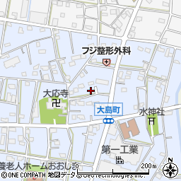 静岡県浜松市中央区大島町1023周辺の地図