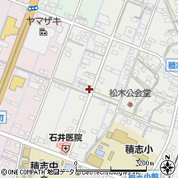 静岡県浜松市中央区積志町1662周辺の地図
