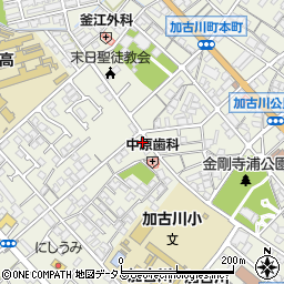 兵庫県加古川市加古川町本町46-10周辺の地図