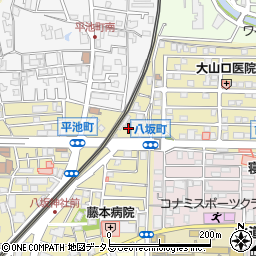 大阪府寝屋川市八坂町9周辺の地図