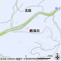 京都府木津川市山城町神童子菖蒲谷周辺の地図