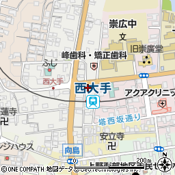 三重県伊賀市上野西大手町3590周辺の地図