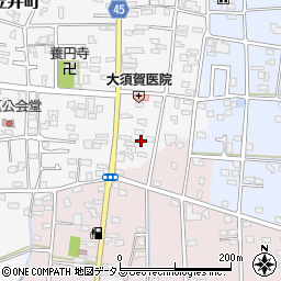 静岡県浜松市中央区笠井町90周辺の地図