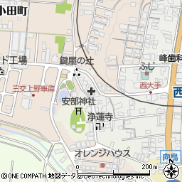 三重県伊賀市上野西大手町1228周辺の地図