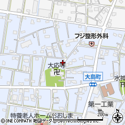 静岡県浜松市中央区大島町1054周辺の地図