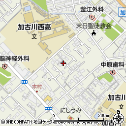 兵庫県加古川市加古川町本町93-3周辺の地図