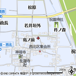 京都府相楽郡精華町祝園島ノ前1-1周辺の地図