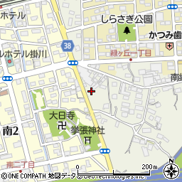 静岡県掛川市上張439周辺の地図