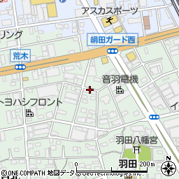 愛知県豊橋市花田町（中ノ坪）周辺の地図