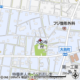 静岡県浜松市中央区大島町1050周辺の地図
