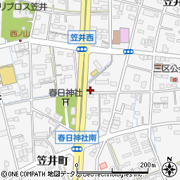 静岡県浜松市中央区笠井町946周辺の地図