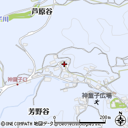 京都府木津川市山城町神童子不晴谷155周辺の地図