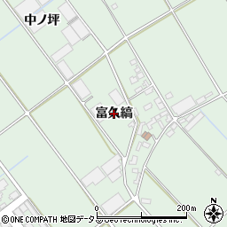 愛知県豊橋市富久縞町（富久縞）周辺の地図