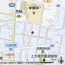 静岡県浜松市中央区大島町1348周辺の地図
