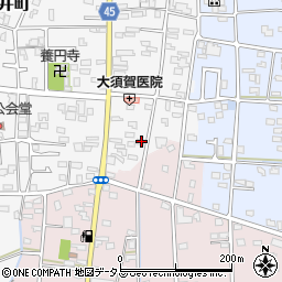 静岡県浜松市中央区笠井町91周辺の地図