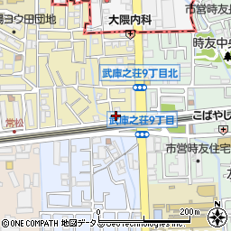 MARU 武庫之荘周辺の地図
