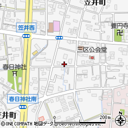 静岡県浜松市中央区笠井町927周辺の地図