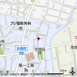 静岡県浜松市中央区大島町30周辺の地図