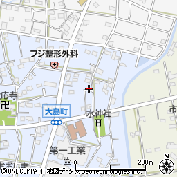 静岡県浜松市中央区大島町984周辺の地図