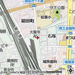愛知県豊橋市花田町石塚89周辺の地図