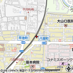 セブンイレブン寝屋川八坂町西店周辺の地図