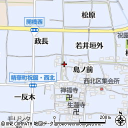 京都府相楽郡精華町祝園島ノ前21周辺の地図