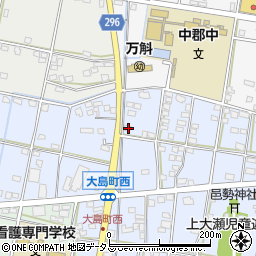 静岡県浜松市中央区大島町1470周辺の地図