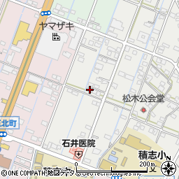 静岡県浜松市中央区積志町1665周辺の地図