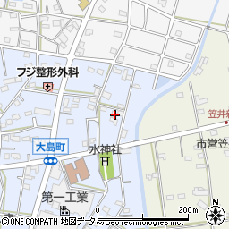 静岡県浜松市中央区大島町26周辺の地図