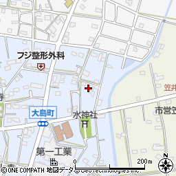 静岡県浜松市中央区大島町27周辺の地図