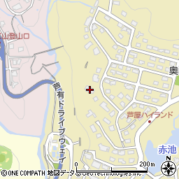 兵庫県芦屋市奥池南町10-10周辺の地図