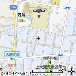 静岡県浜松市中央区大島町1349周辺の地図