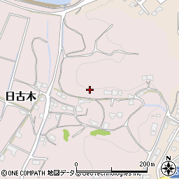 岡山県赤磐市日古木周辺の地図