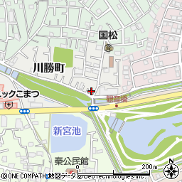 吉本表具店周辺の地図